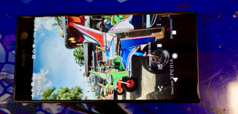 Sony Xperia XA2 bikes screen hero size