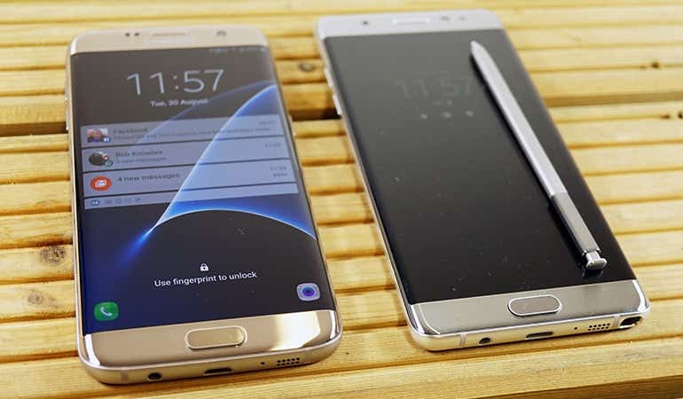 Samsung Galaxy Note 7 vs S7