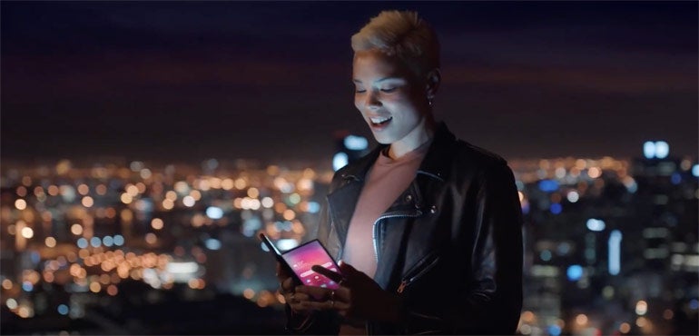 Samsung Galaxy F folding phone teaser video