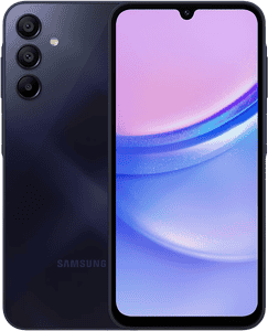 Galaxy A15 front and back