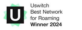 Uswitch Awards Best Network for Roaming 2024