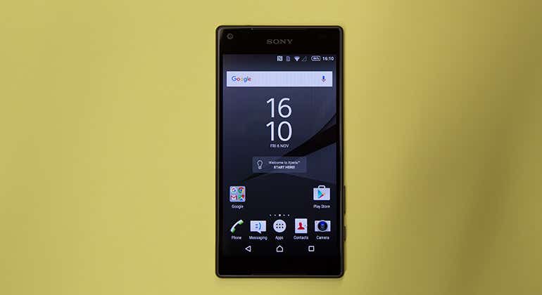 sony xperia z5 front on