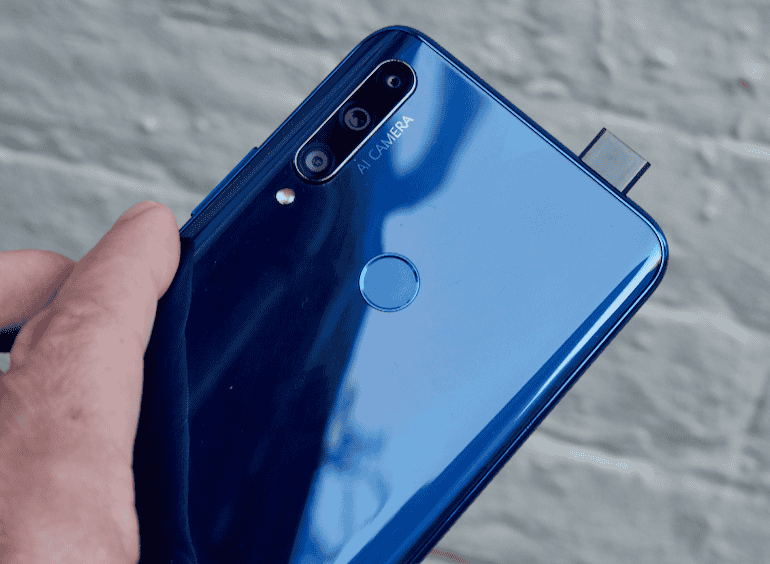 Honor 9X selfie camera back