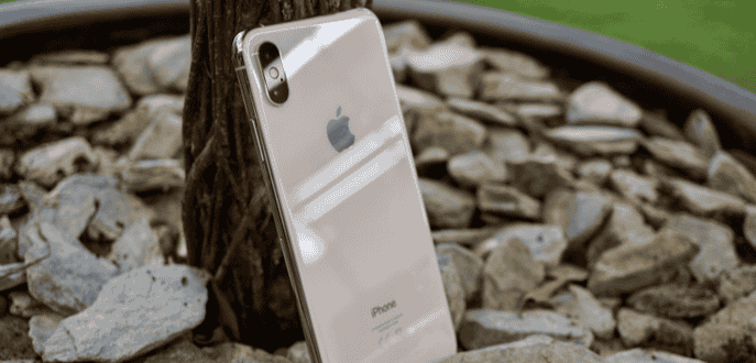 iPhone XS Max back camera lens silver hero size