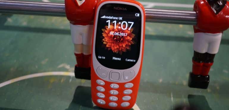 Nokia 3310 new table football hero size