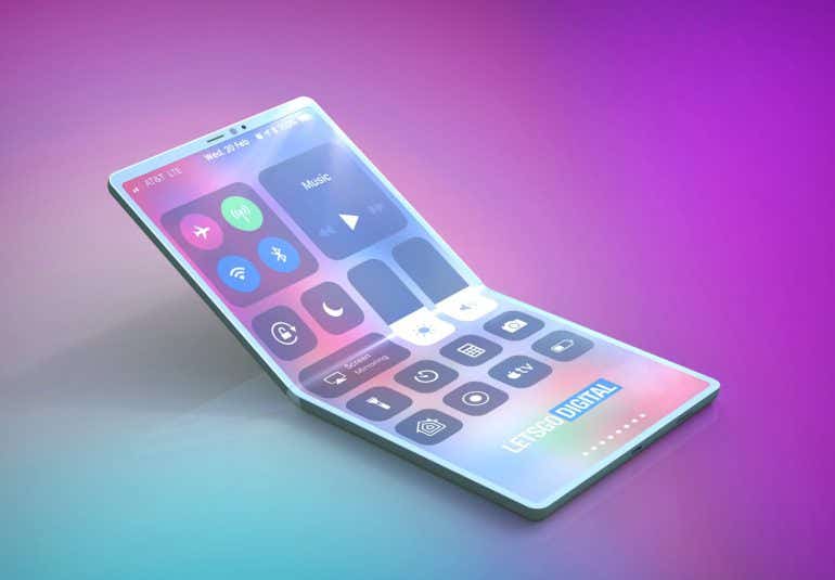 iPhone folding render