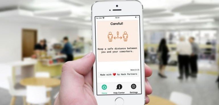 Mind The Gap app puts social distance between employees