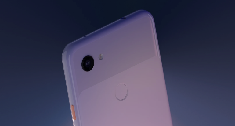 Google Pixel 3a back closeup