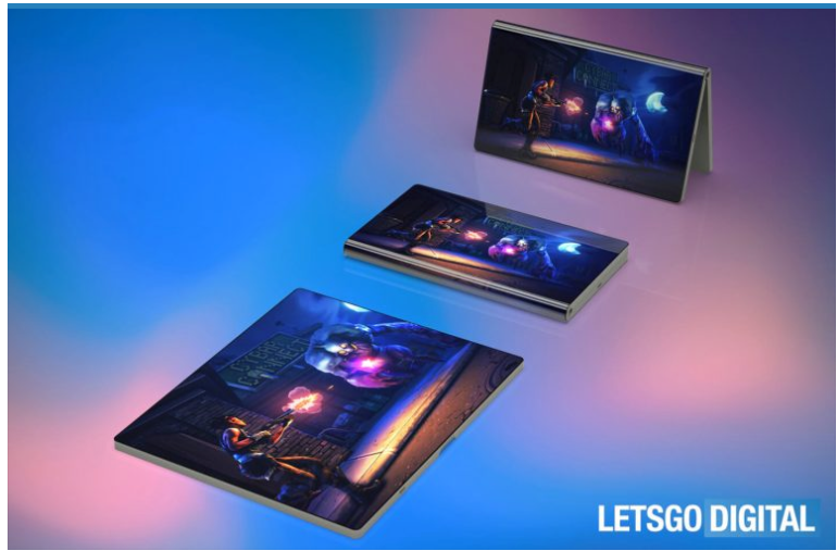 Huawei 5G folding phone render