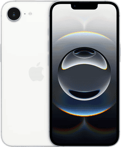 iPhone 16e front and back
