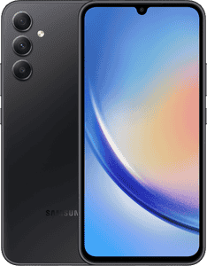 Galaxy A34 front and back