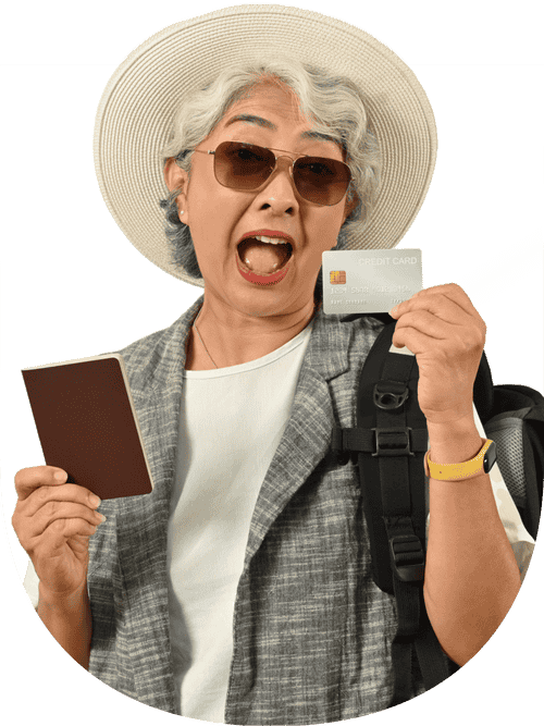 Credit cards - travel image