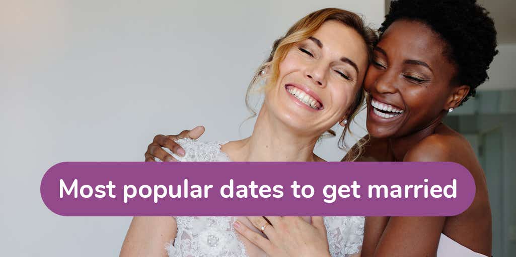 Most popular dates to get married - Image Module