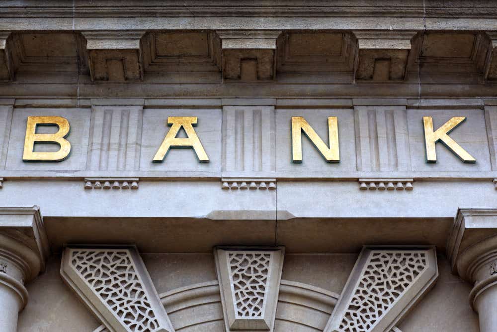 Biggest mortgage lenders in the uk. Building with 'bank' written on the facade in gold lettering