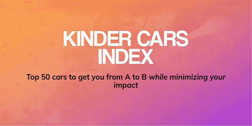 Image of Kinder Cars Index header