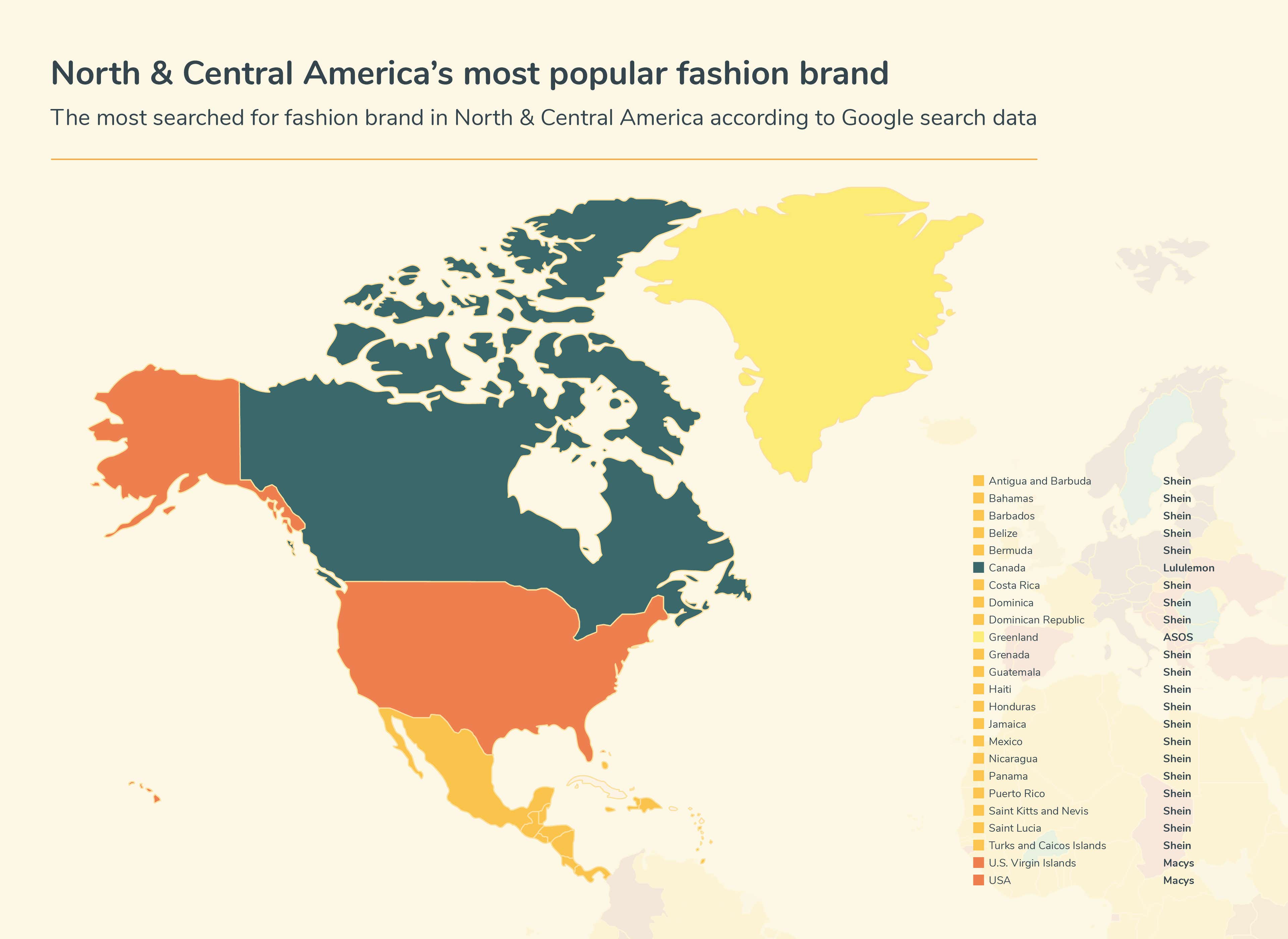 The most popular fashion brands around the world money.co.uk