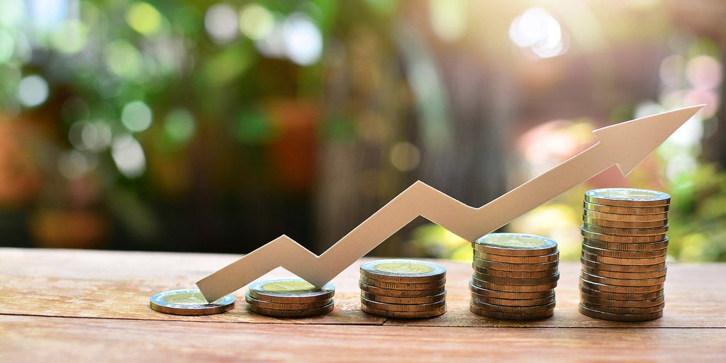 Stacks of coins symbolising investment