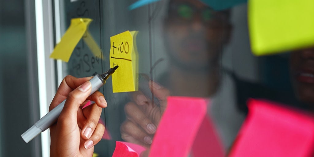 Death in service cover vs. life insurance - post it notes