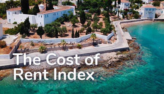 The cost of rent index