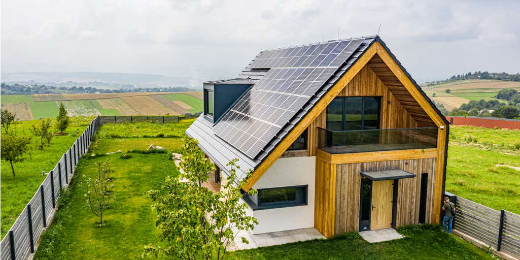 Image of an equipped Eco-friendly home 