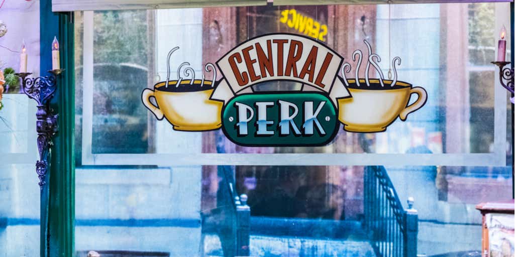 Burbank / USA - July 2017 , "Central Perk" cafe set in Warner Bros studios